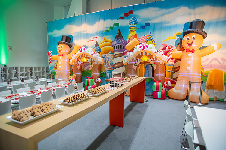 Powered by Lightning CANDYLAND CASTLE Professional Scenic Backdrop