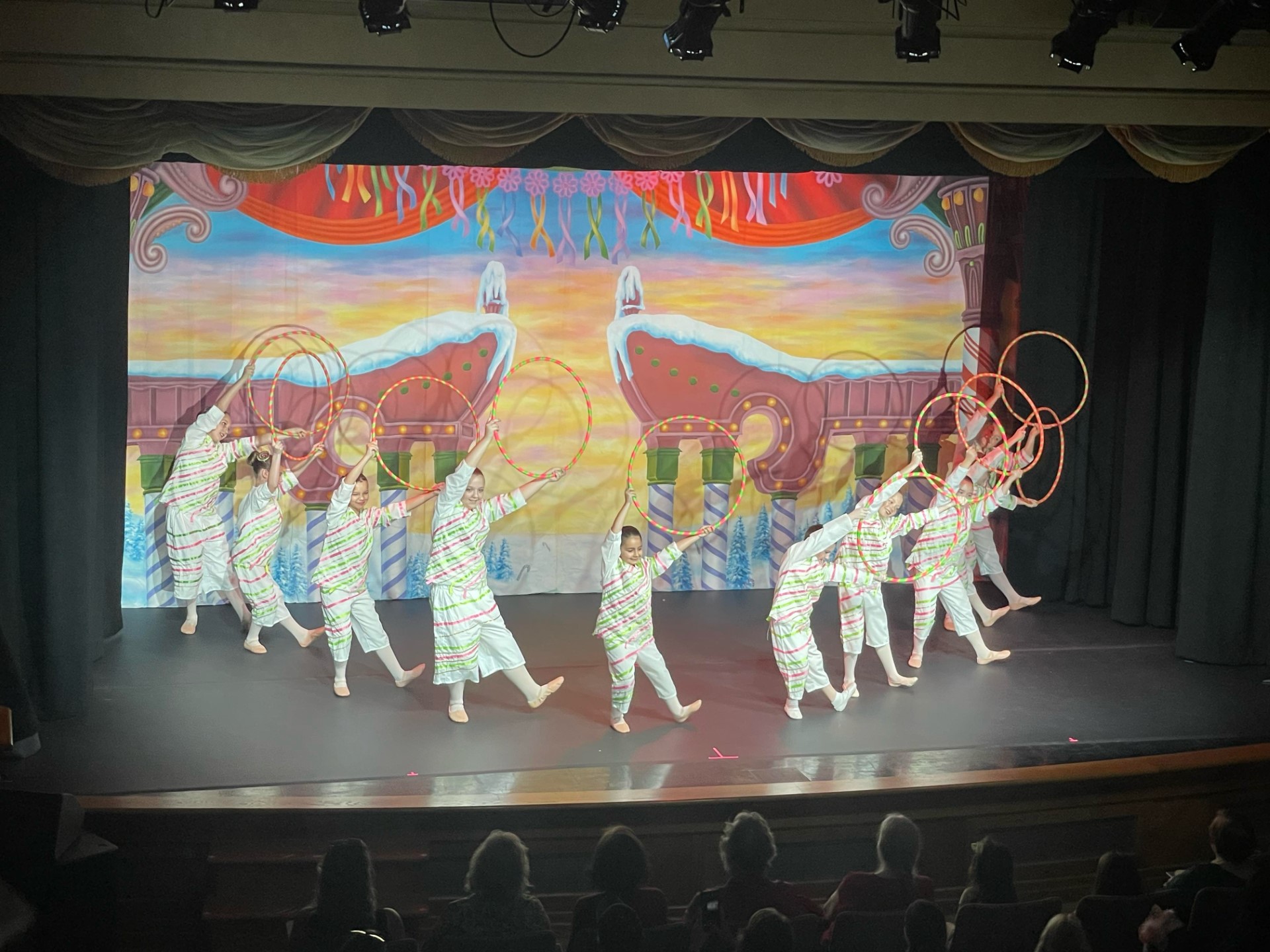 School of Dance Arts WHIMSICAL LAND OF SWEETS Professional Scenic Backdrop