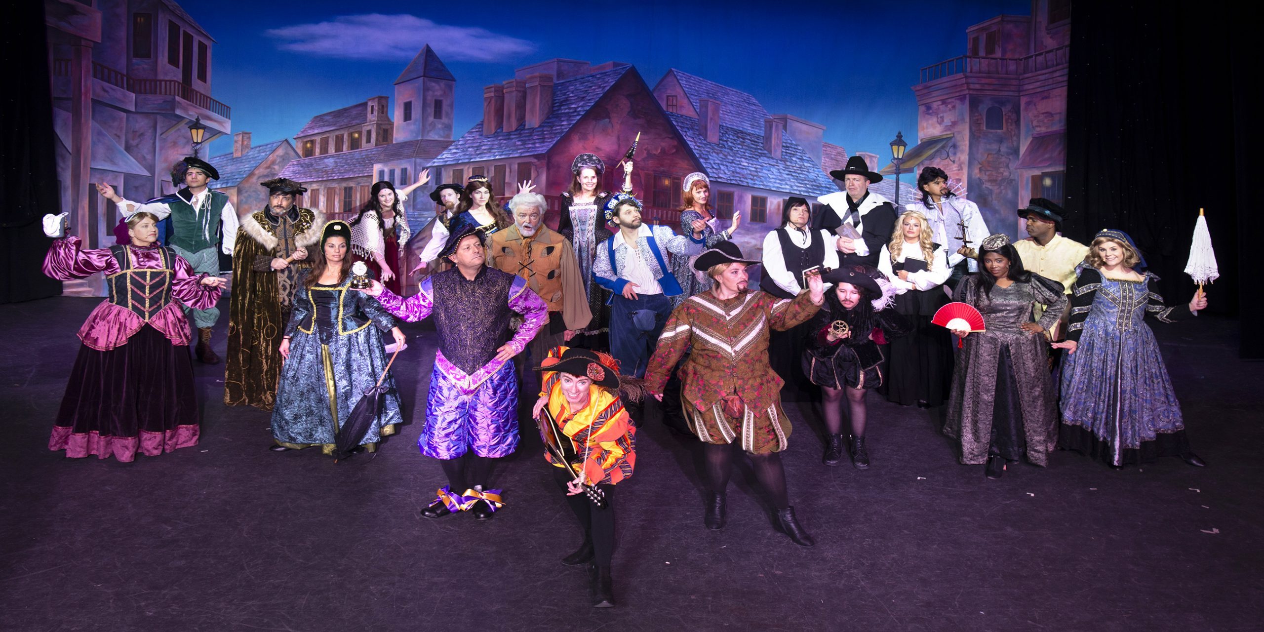Stage Crafters Community Theatre Stage Crafters Community Theatre OLD WORLD TOWN SQUARE Professional Scenic Backdrop