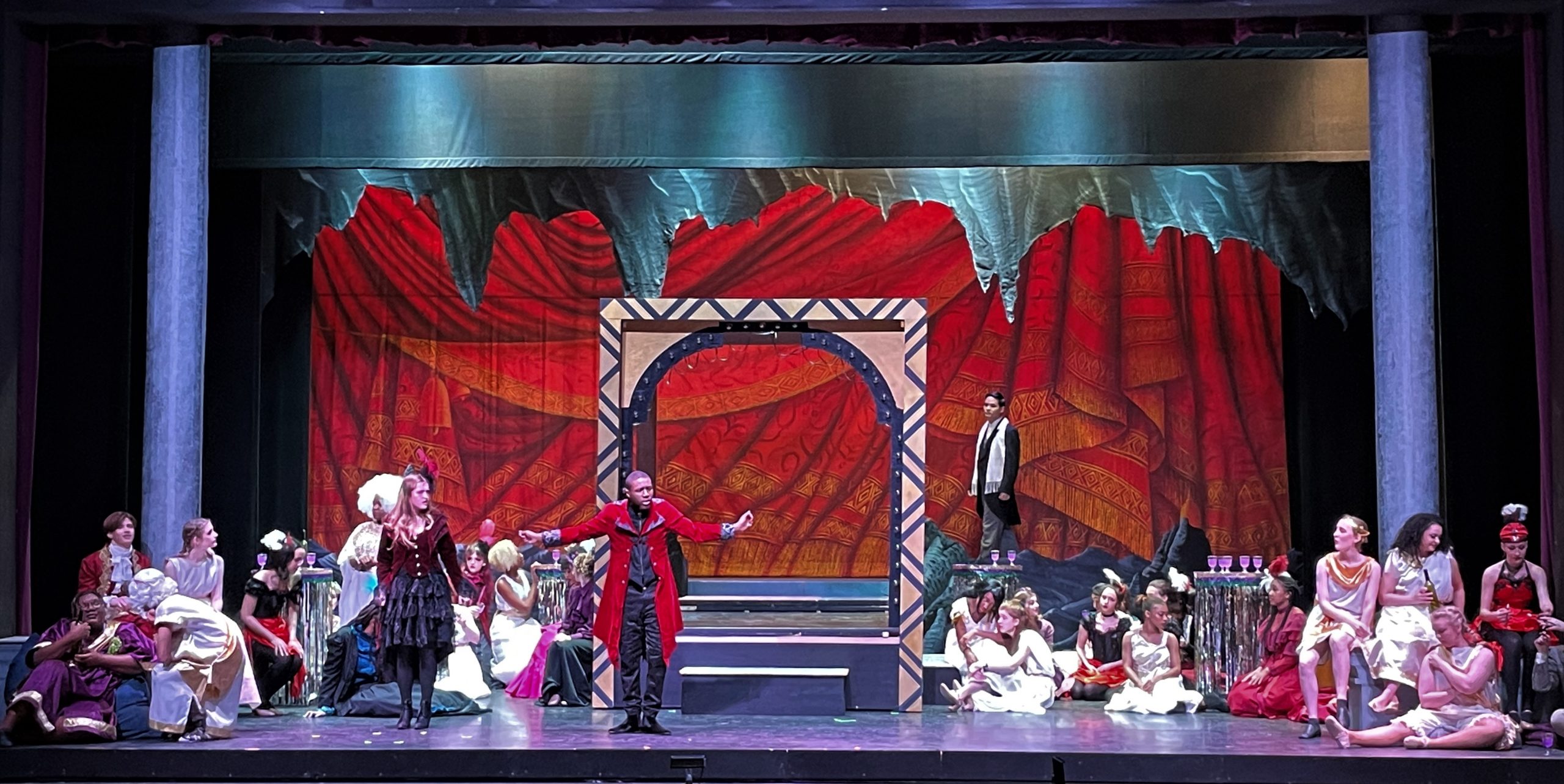 The Governor's School for the Arts PARIS OPERA HOUSE GRAND DRAPE Professional Scenic Backdrop