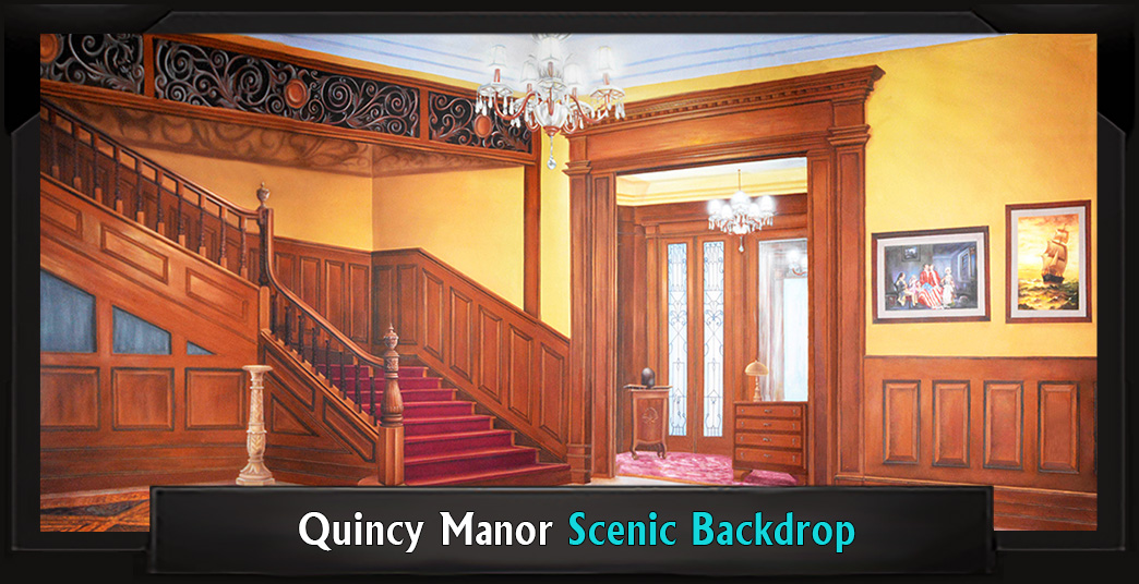 Qunicy Manor Professional Scenic MEAN GIRLS Backdrop