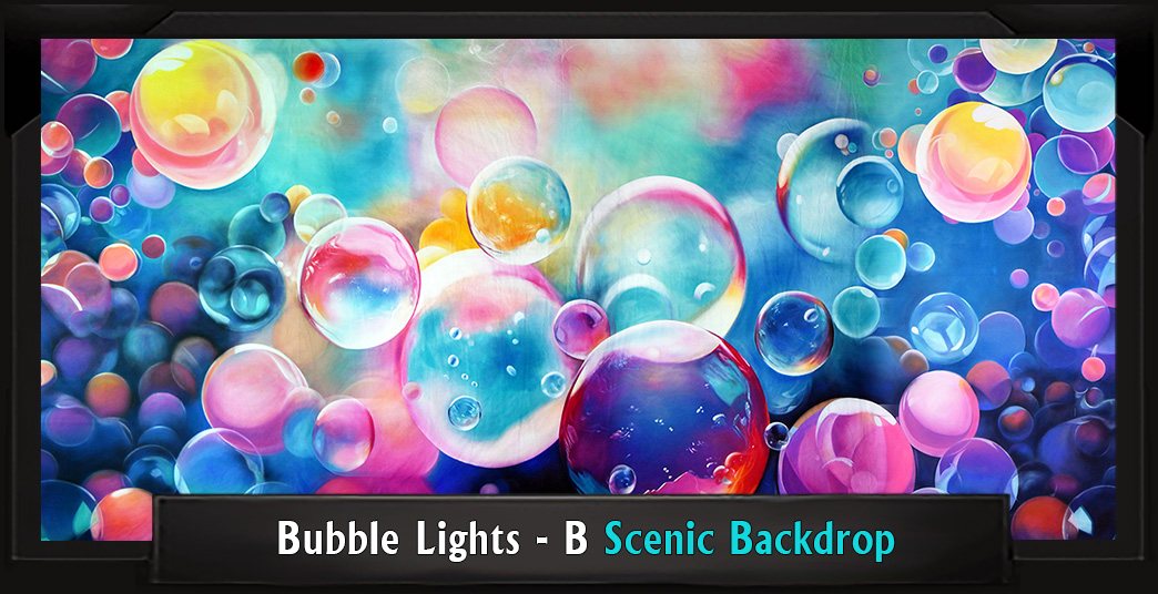 Bubble Lights - B Professional Scenic SPONGEBOB MUSICAL Backdrop