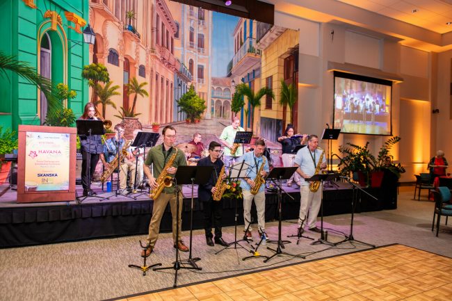 Collins College STREETS OF HAVANA Professional Scenic Backdrop