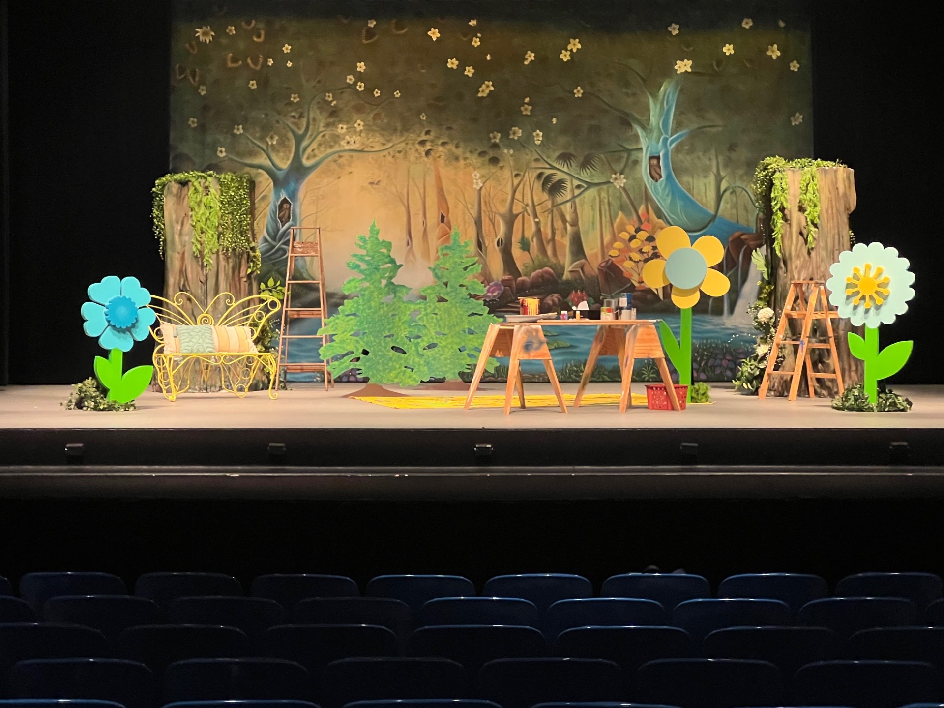 Easy Mondays WHIMSICAL FOREST Professional Scenic Backdrop