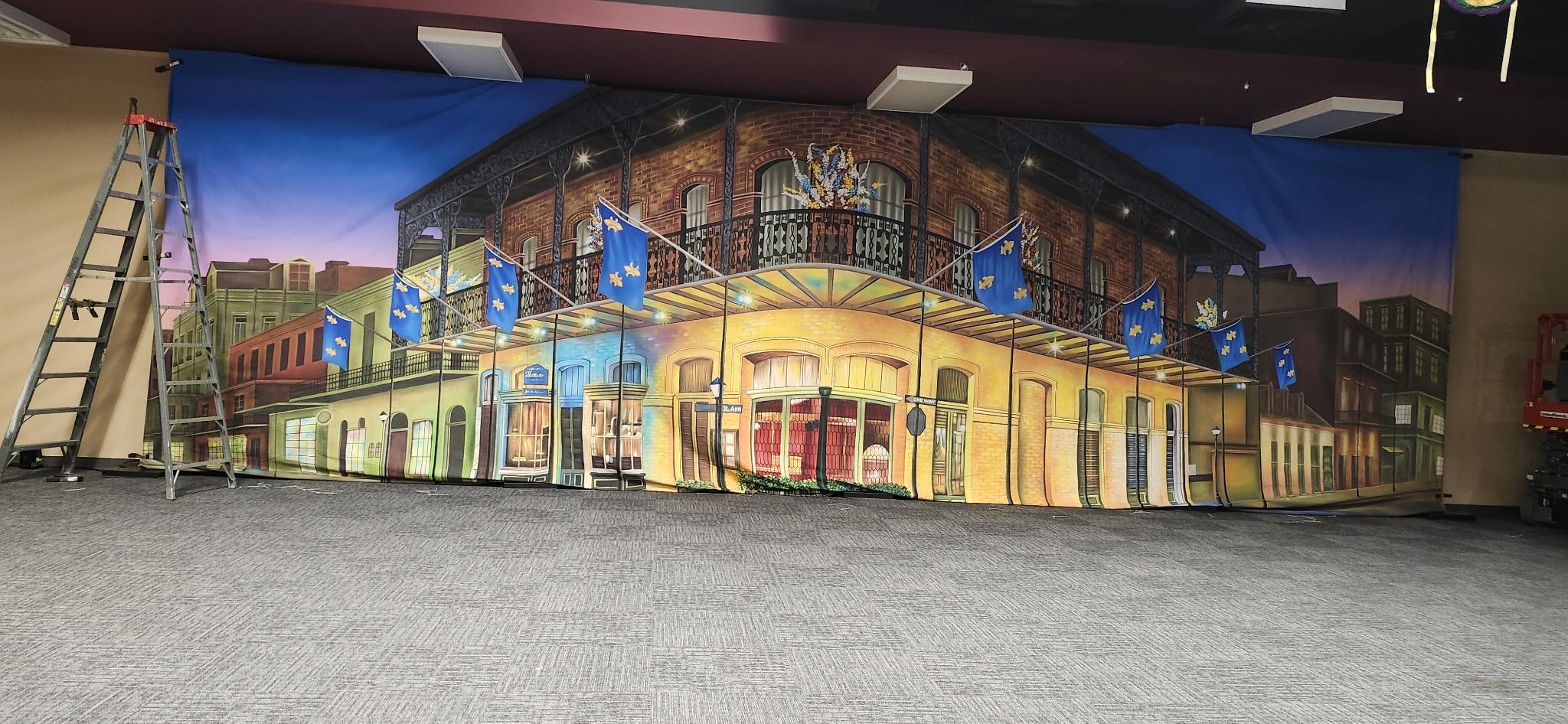 Pulaski Academy FRENCH QUARTER Professional Scenic Backdrop