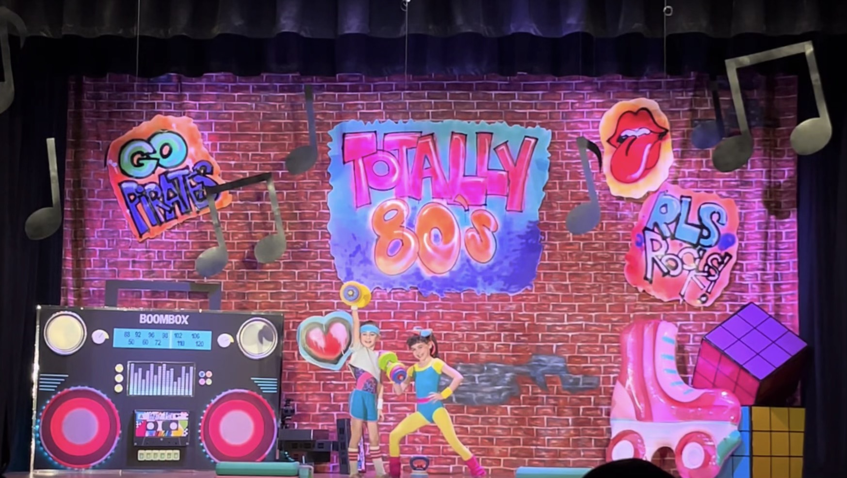 RL Stevenson Elementary RED BRICK WALL Professional Scenic Backdrop