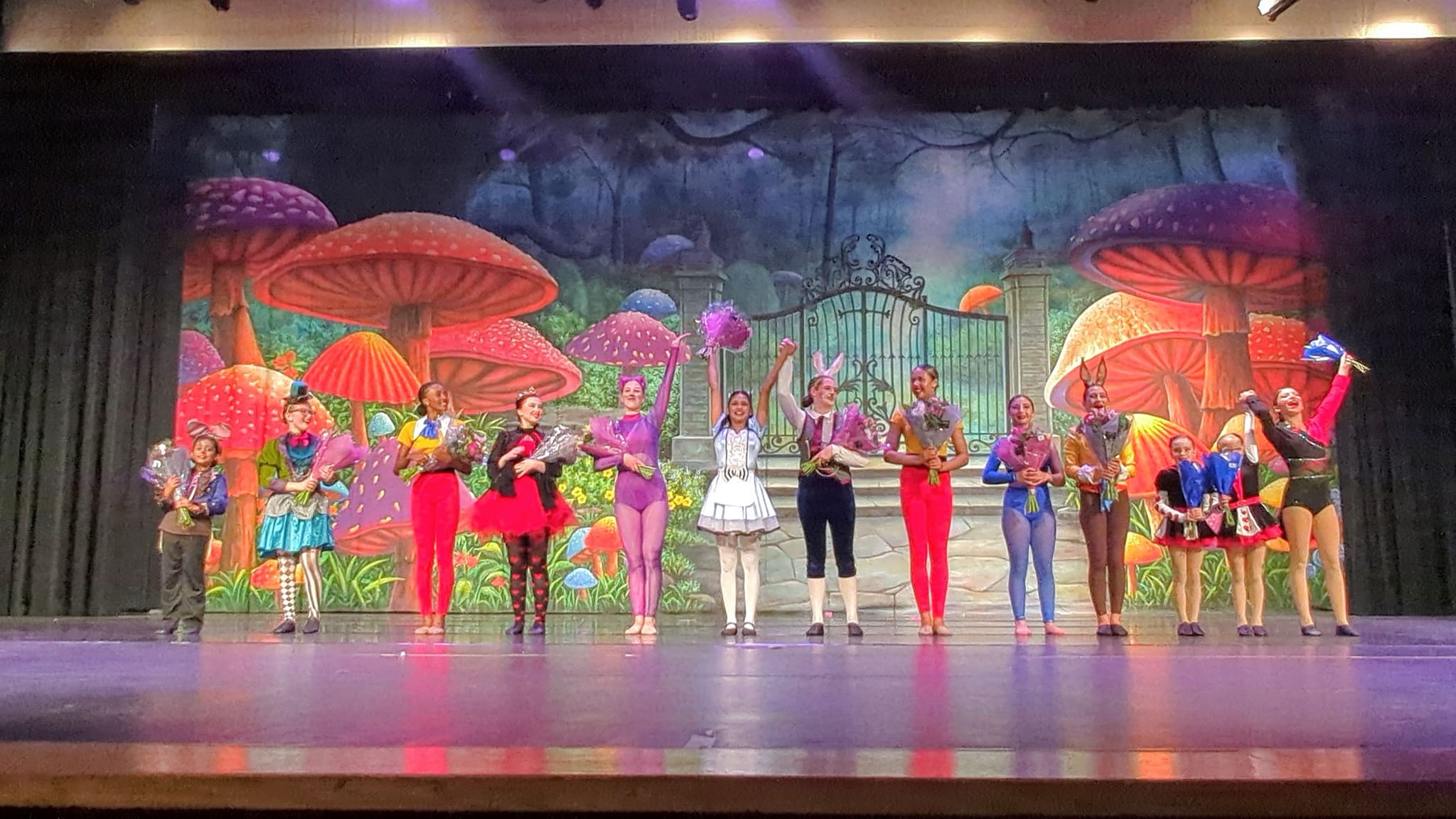 Wonderland Gate - B Professional Scenic Backdrop