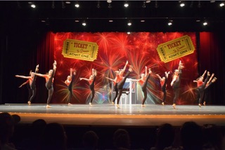 Fireworks Professional Scenic Dance Backdrop