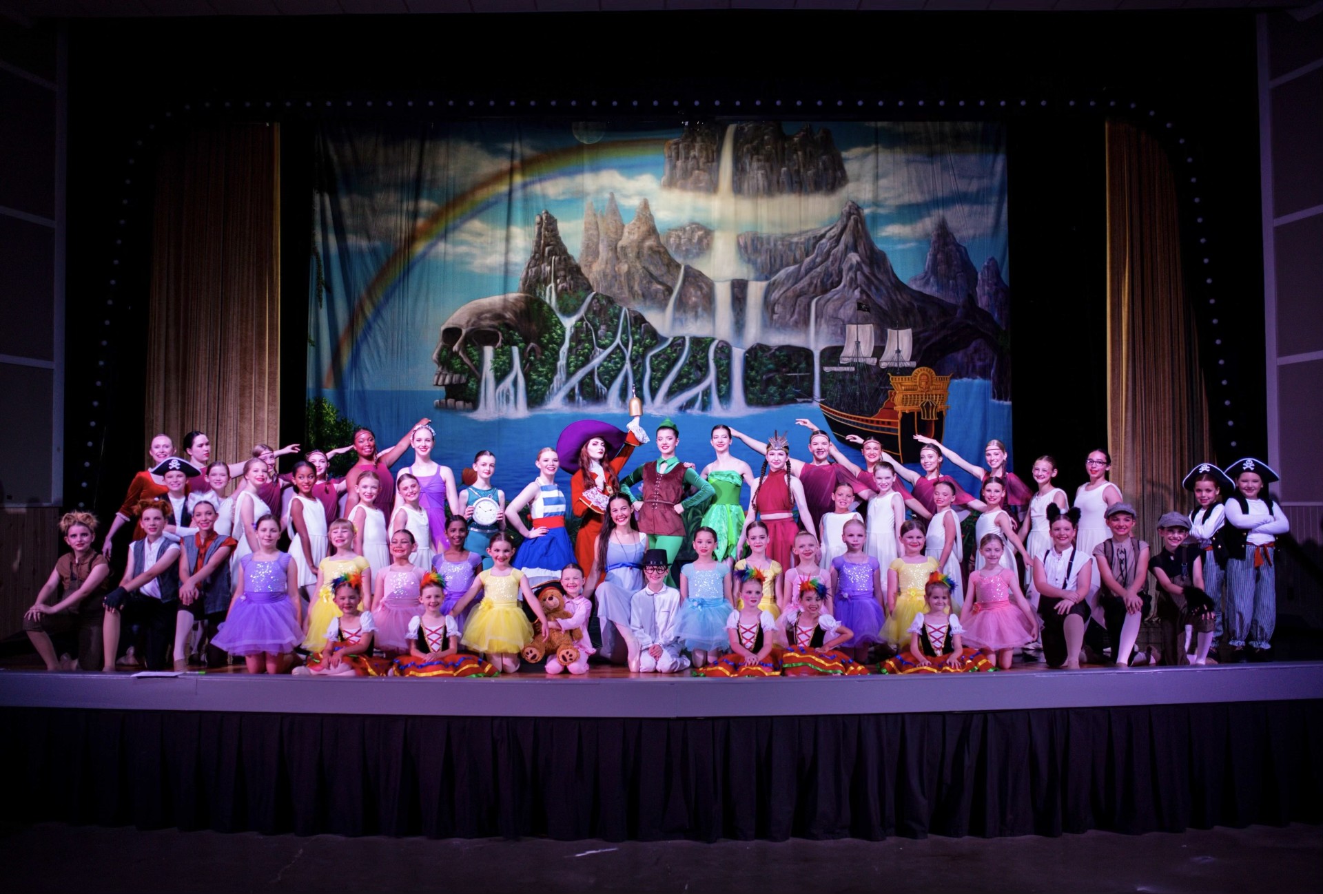 Neverland Professional Scenic Dance Backdrop