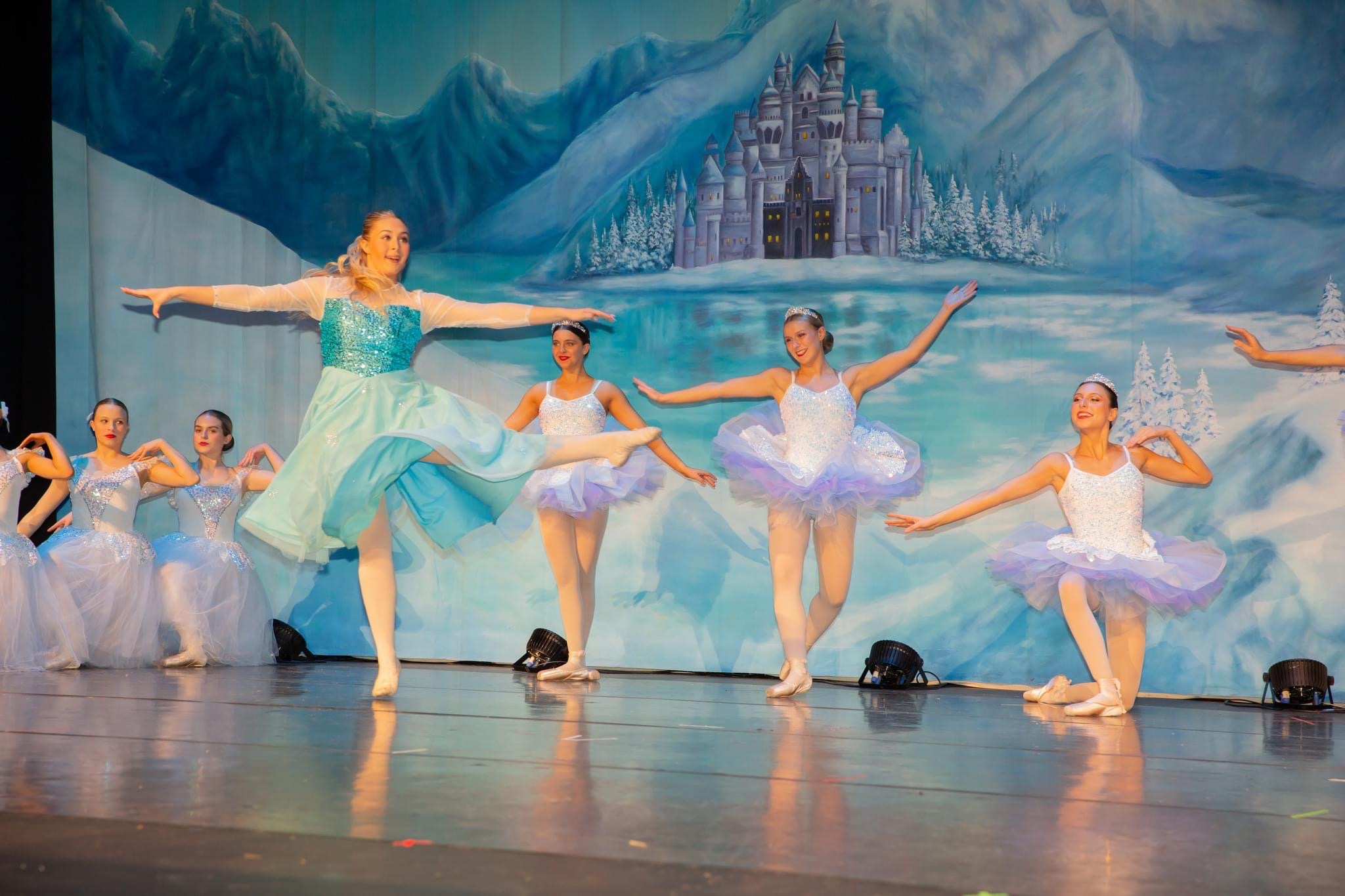 Palaces on a Lake Professional Scenic Dance Backdrop