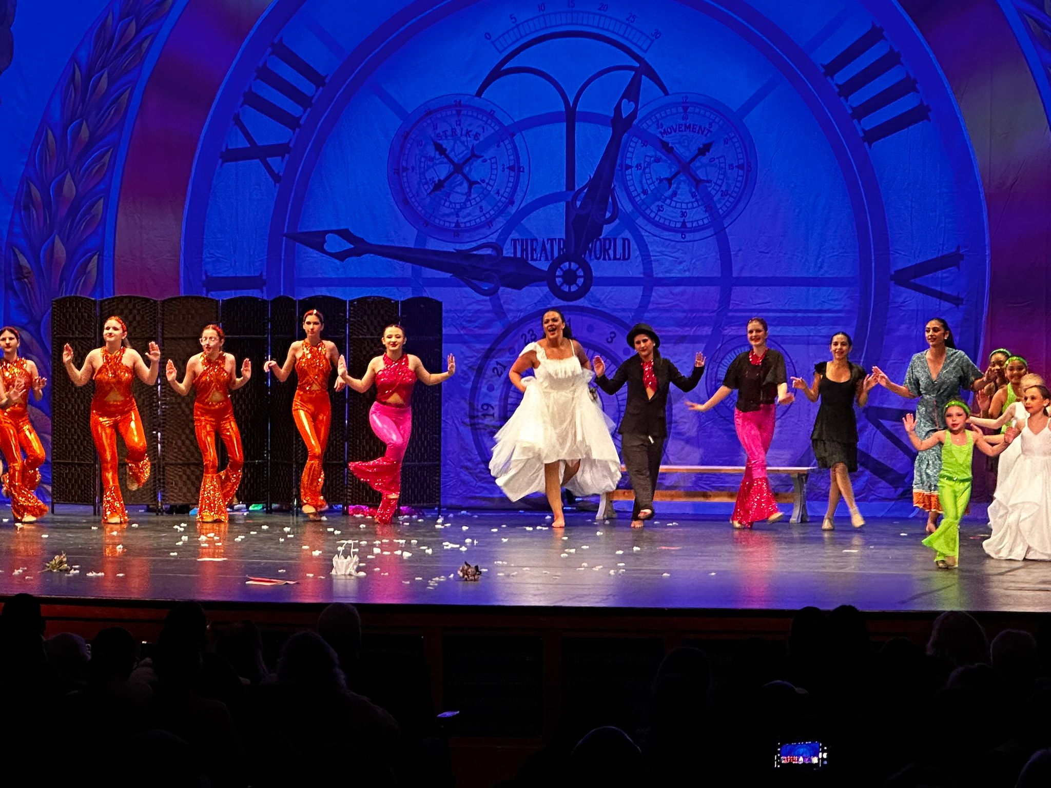 The Clock Professional Scenic Dance Backdrop