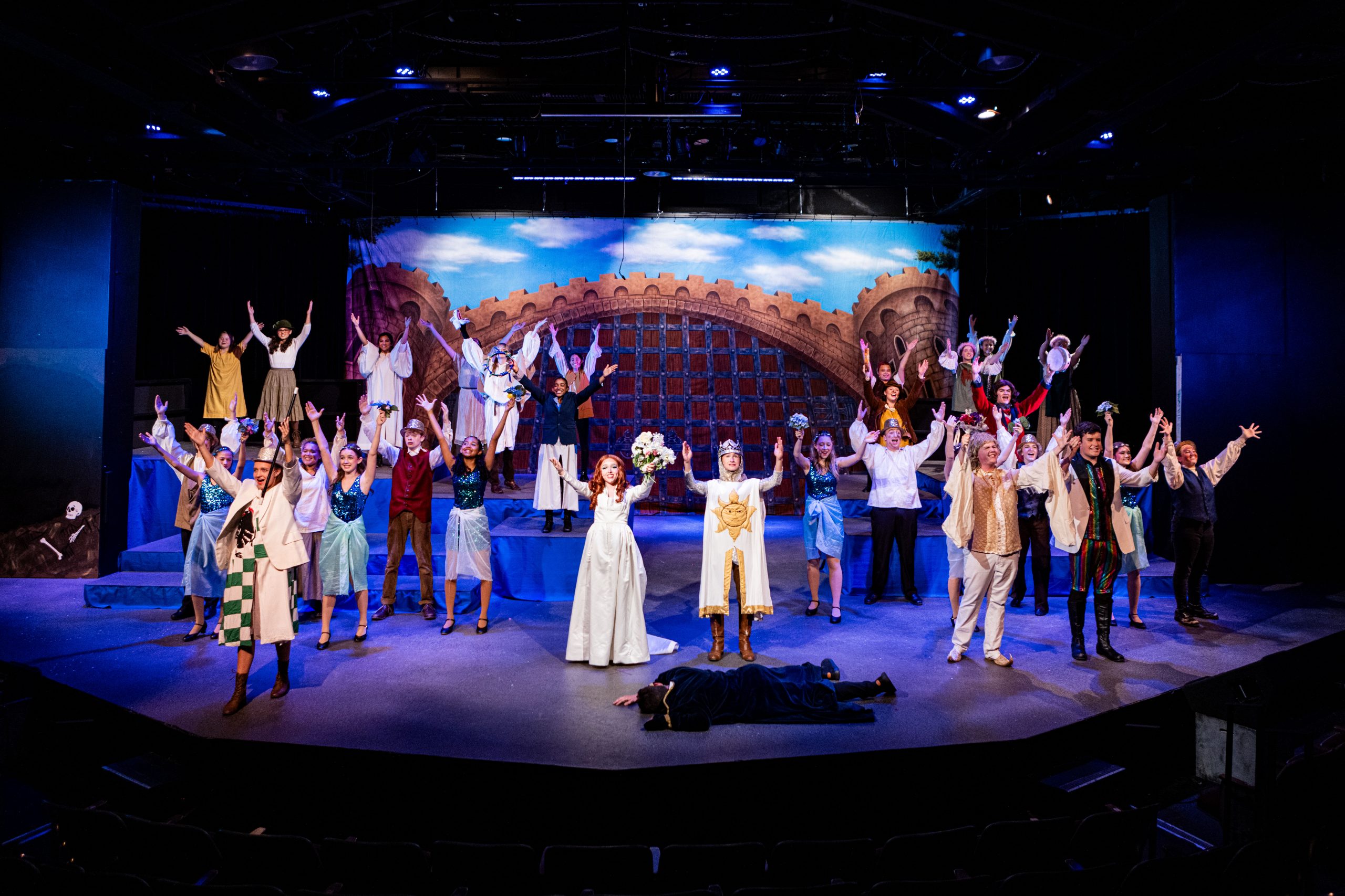 Children’s Theatre of Western Springs CASTLE PORTCULLIS Professional Scenic Spamalot Backdrop