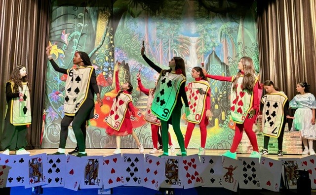 CHILD'S WONDERLAND Professional Scenic Alice in Wonderland Backdrop