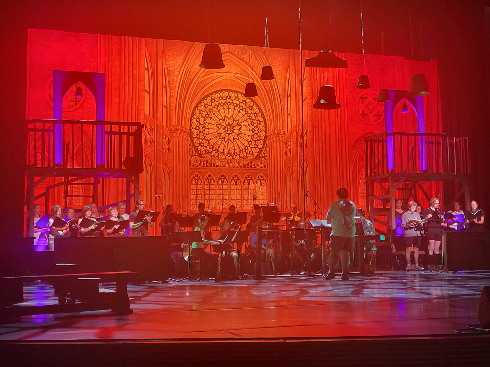 NOTRE DAME INTERIOR Professional Scenic Hunchback of Notre Dame Backdrop