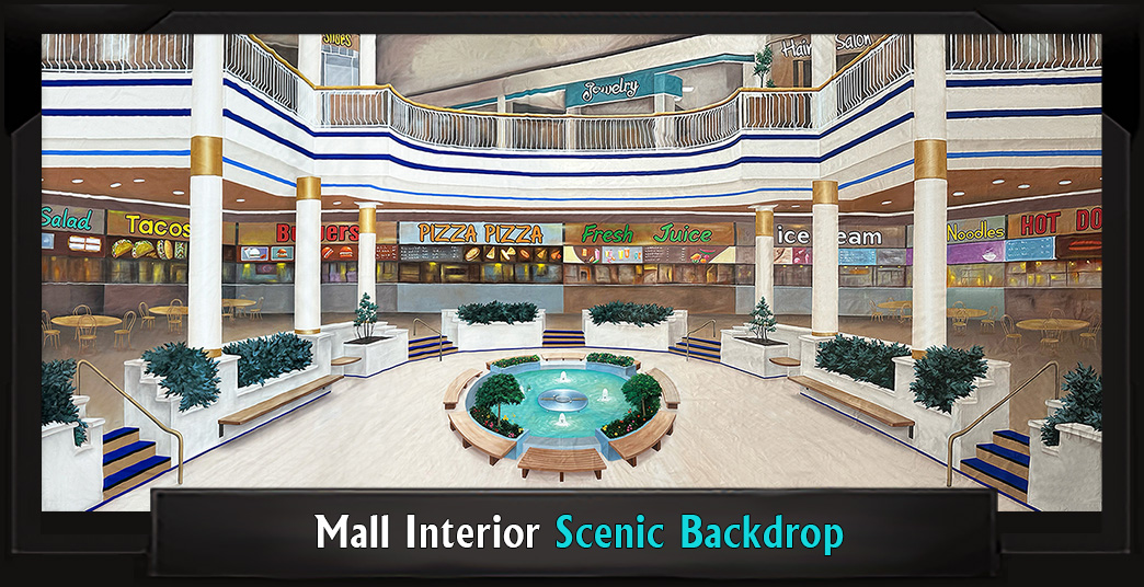 Mall Interior with Frame