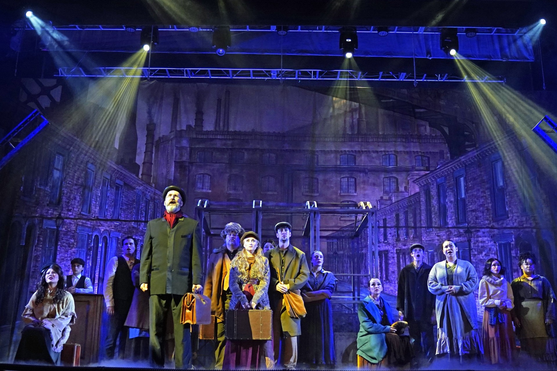 Vintage City Street Professional Scenic Anastasia Backdrop