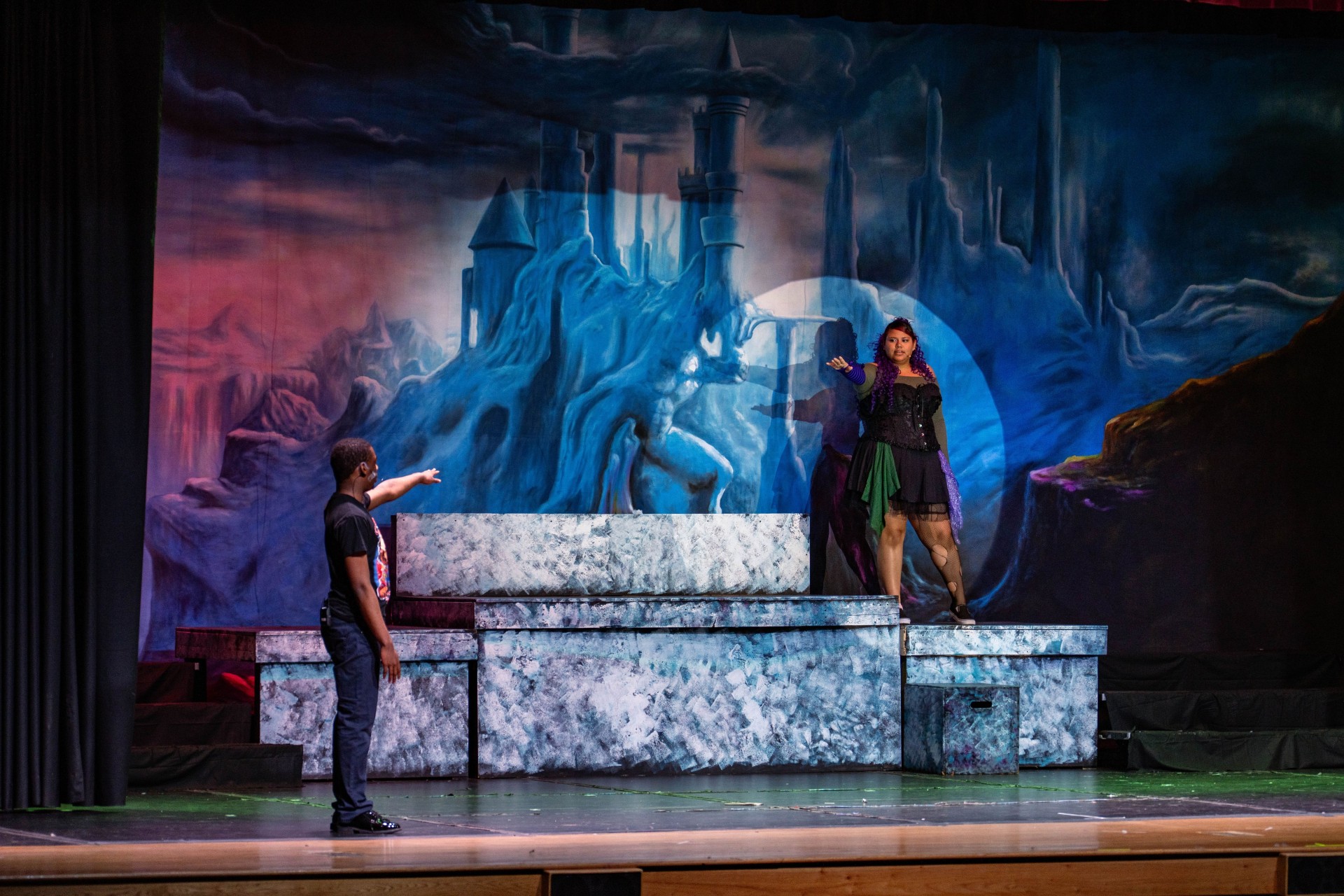 BEAST'S CASTLE Professional Scenic Disney's Descendants Backdrop