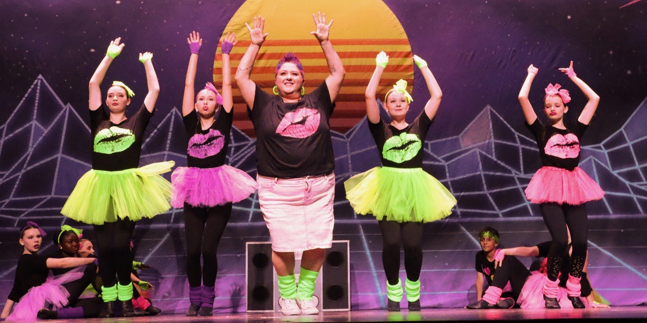 80's Montage Professional Scenic Dance Backdrop