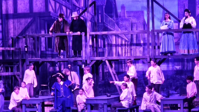 MEDIEVAL STREET Professional Scenic Oliver Backdrop