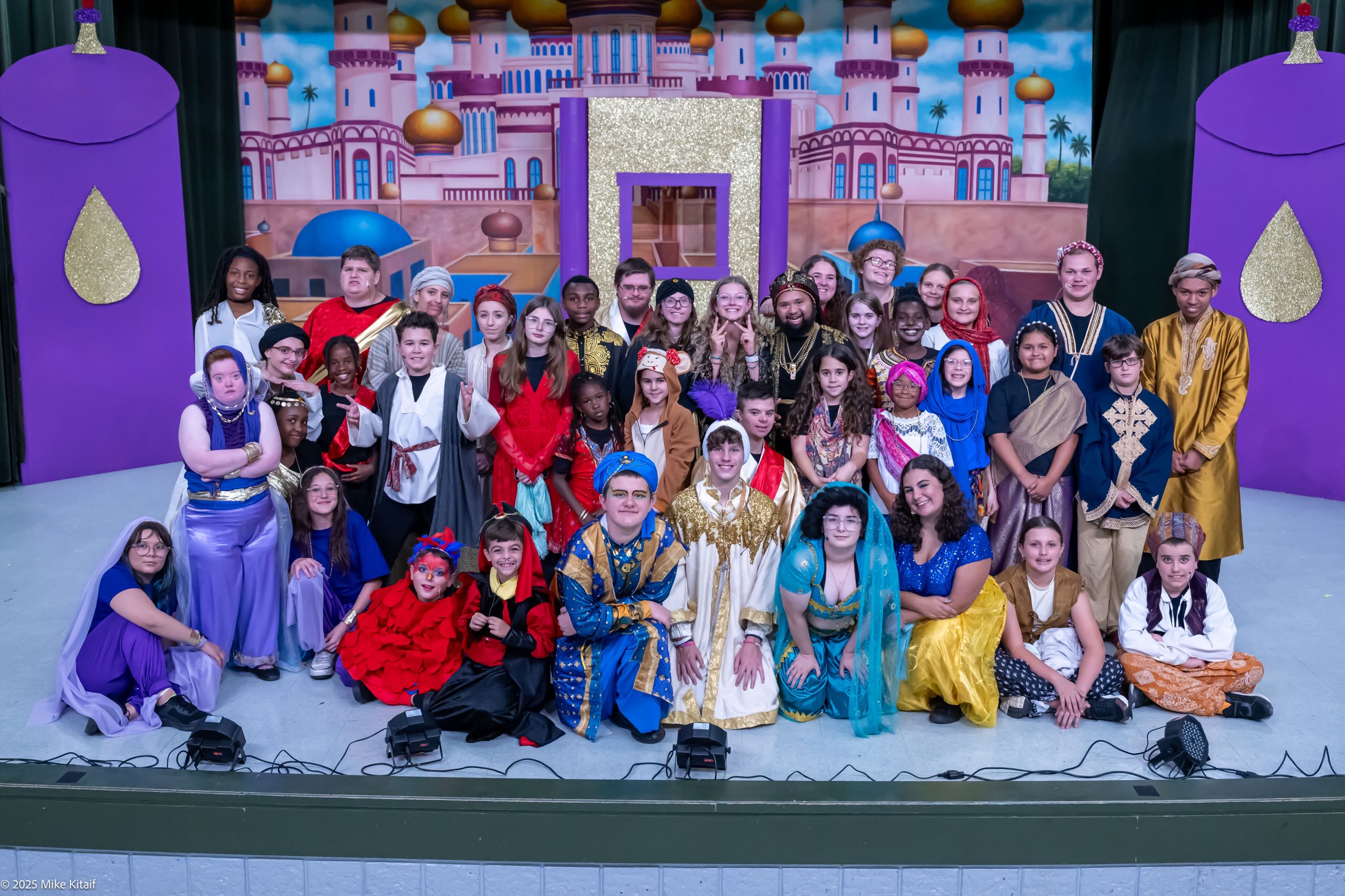 AGRABAH PALACE EXTERIOR Professional Scenic Disney's Aladdin Backdrop