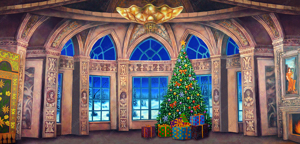 Baroque Christmas Ballroom