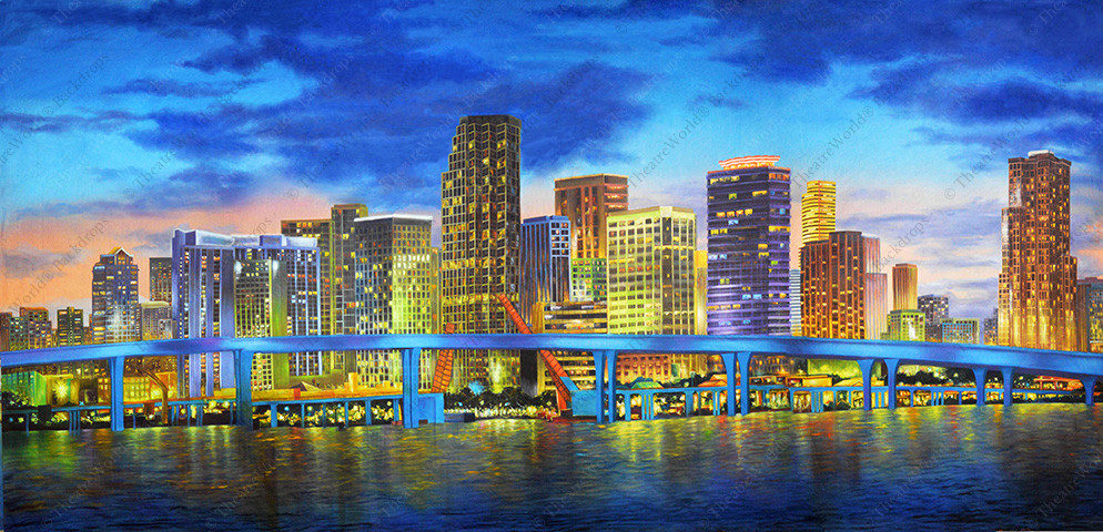 Miami At Dusk