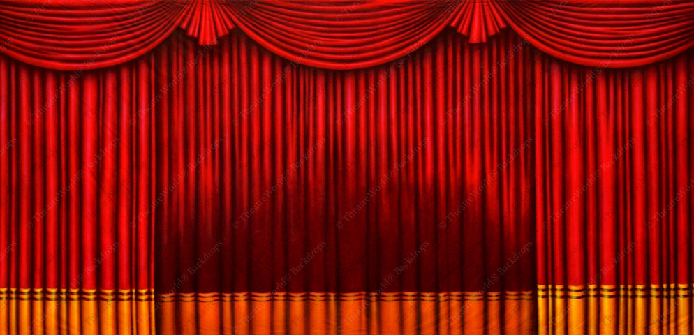 Red and Gold Drapes