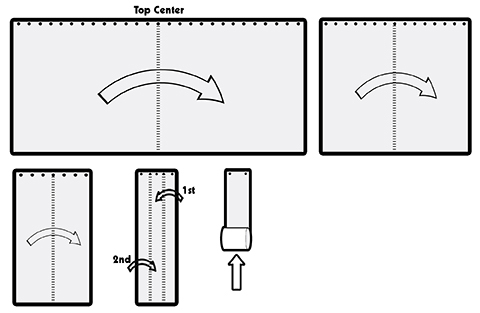 folding backdrop instructions